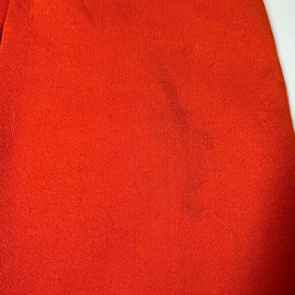 Vintage Russel Athletic Fleece Orange Retro Jogging pants Women's Size M *Notes - Picture 11 of 12